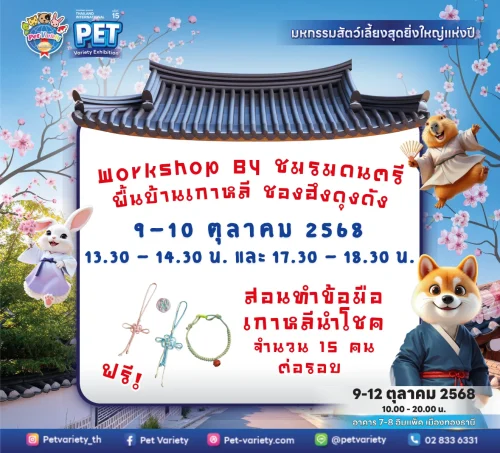 Workshop สอนทำข้อมือเกาหลี