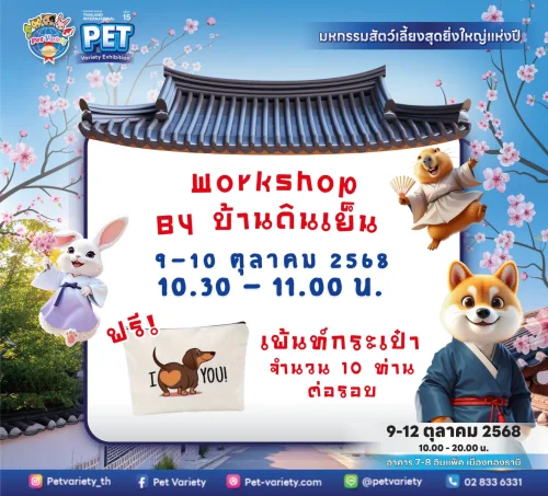 Workshop สอนเพ้นท์กระเป๋า